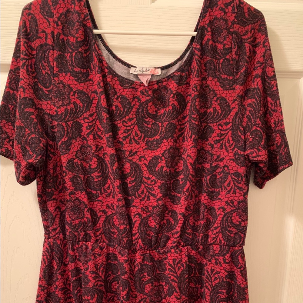 Plus size print dress